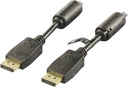 DisplayPort cable, Ultra HD @60Hz, 21.6 Gb/s, 5m, black