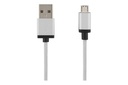 Deltaco MICRO-112F USB-kabel USB till mikro-USB typ B 1 m