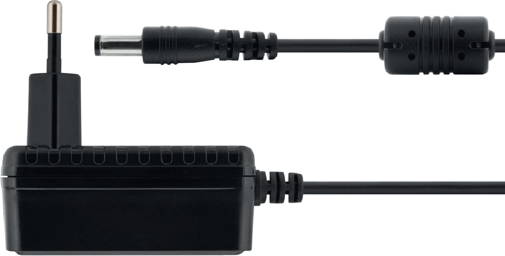 Nätadapter, 100-240V AC 50/60Hz till 5V DC, 3A, 1,5m, svart
