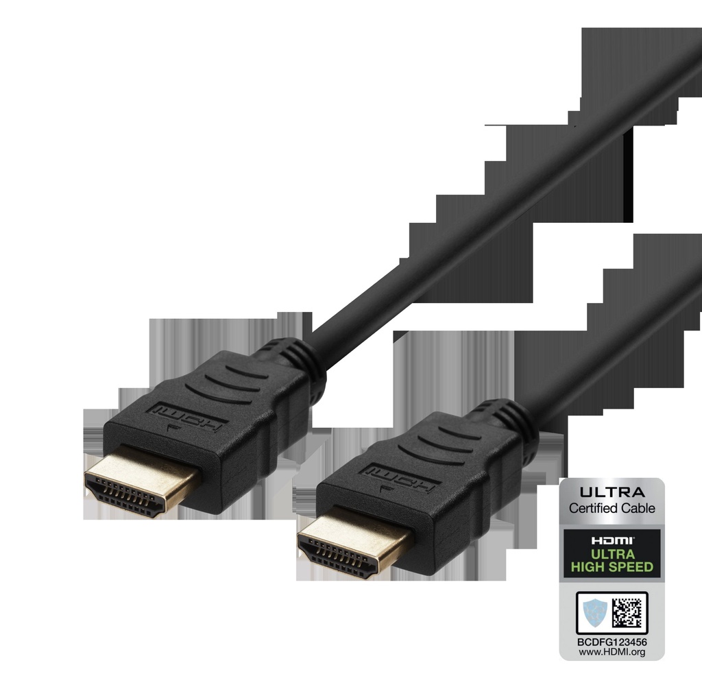 DELTACO ULTRA High Speed HDMI-cable, 48Gbps, 3m, black