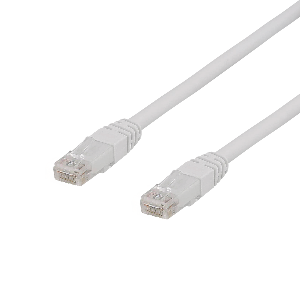 DELTACO U/UTP Cat6a patch cable, LSZH, 1.5m, white