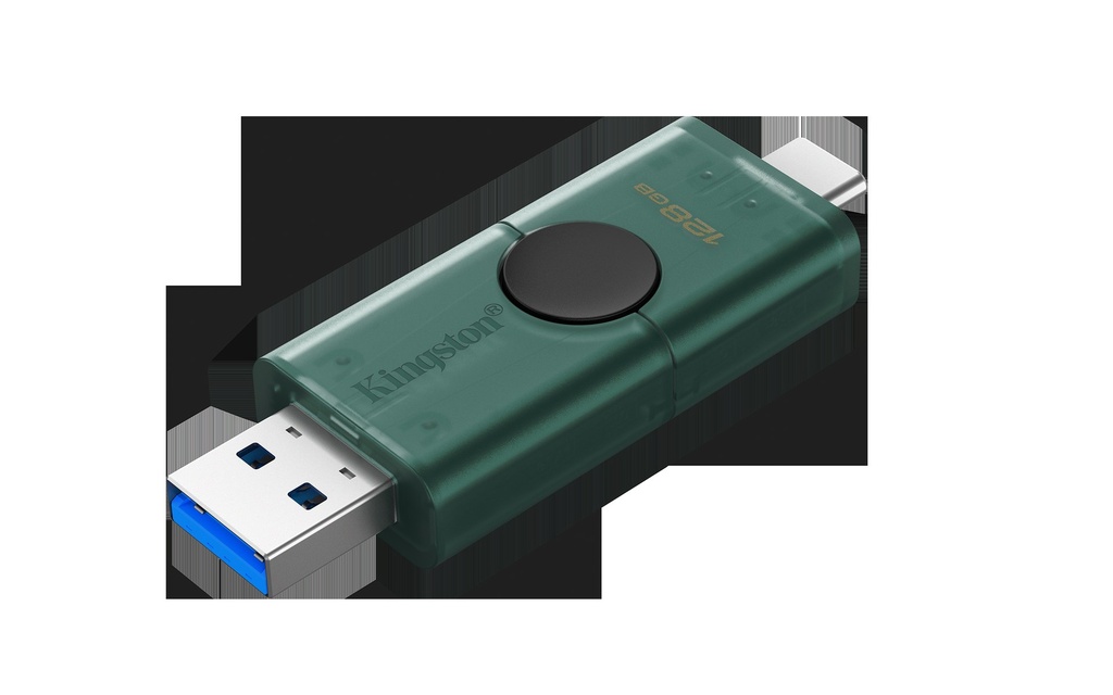 Kingston 128GB USB-A + USB-C 3.2 Gen 1 DataTraveler DuoG2